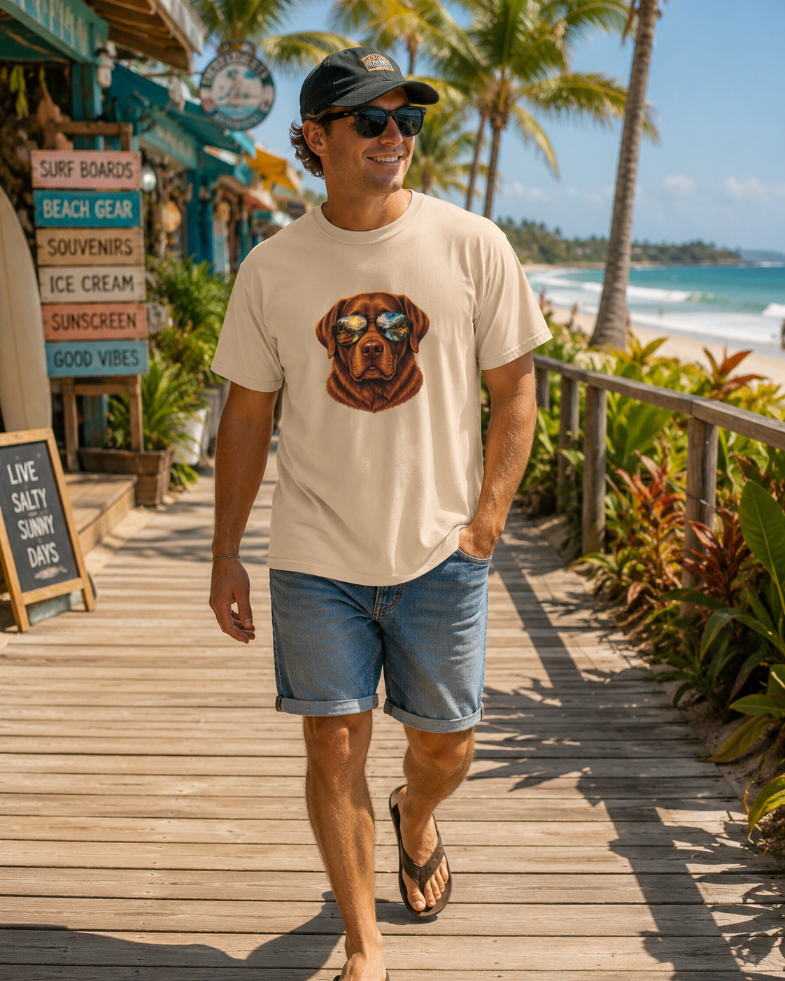 Chocolate Labrador Retriever Shirt, Dog with Sunglasses Tee, Lab Lover Gift, Adventure Dog Shirt, Hiking Tee, Comfort Colors