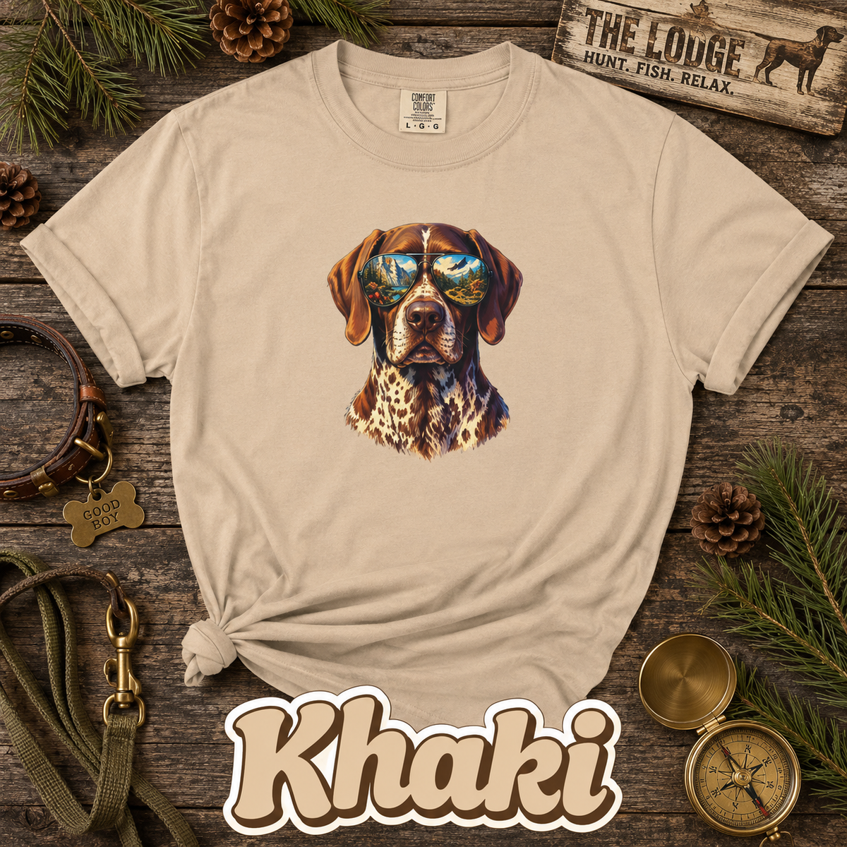 German Shorthaired Pointer T-Shirt | Outdoor Dog Lover Tee