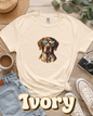 Adventure German Shorthaired Pointer Graphic T-Shirt | Scenic Aviator Dog Lover Tee | Outdoors & Hunting Dog Shirt