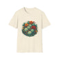 Desert Botanical Cactus Flower T-Shirt | Prickly Pear Plant Graphic Tee