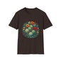 Desert Botanical Cactus Flower T-Shirt | Prickly Pear Plant Graphic Tee