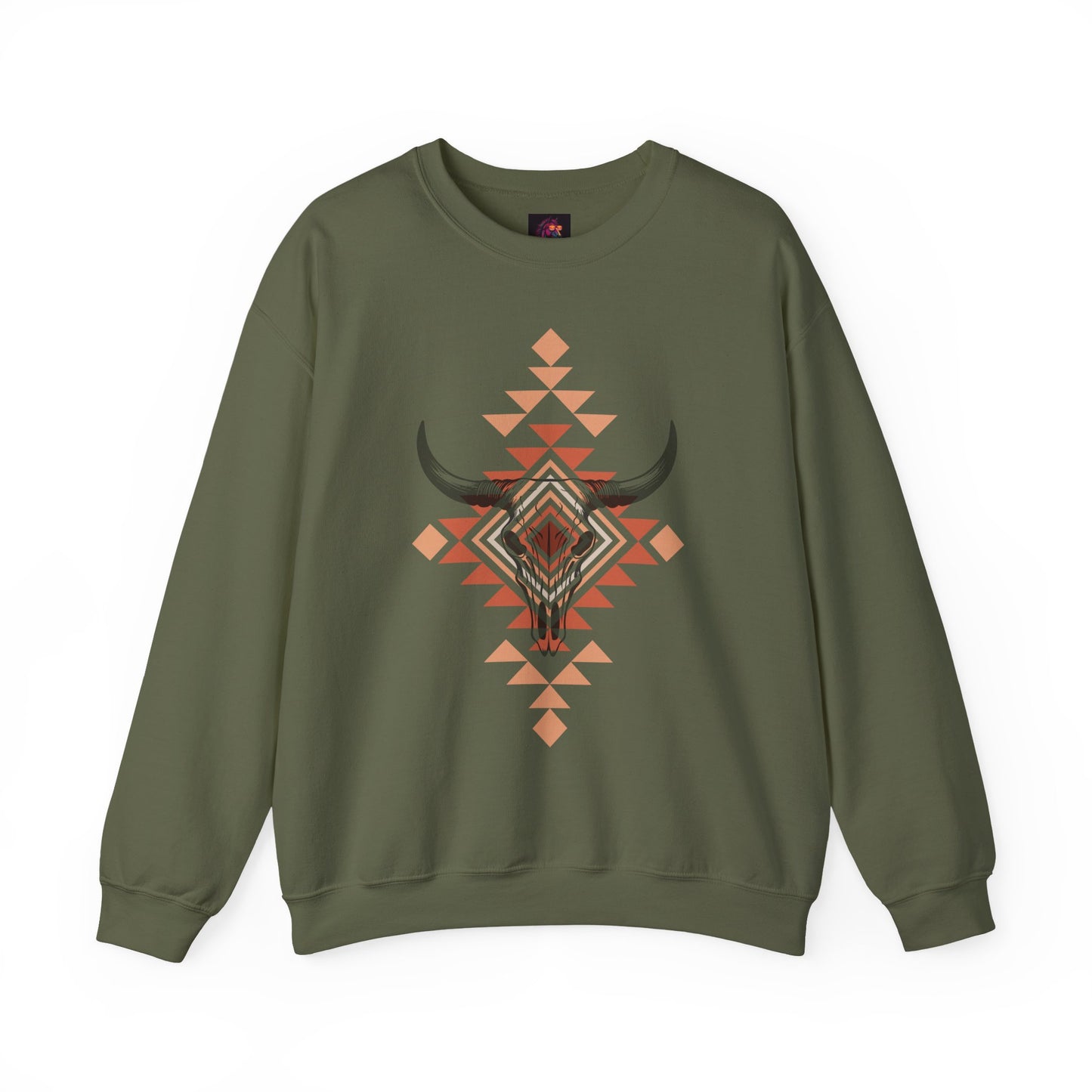 Rustic Western Aztec Crewneck