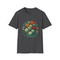 Desert Botanical Cactus Flower T-Shirt | Prickly Pear Plant Graphic Tee