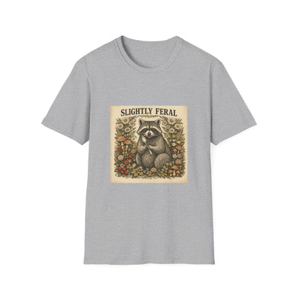 Slightly Feral Raccoon Graphic T-Shirt