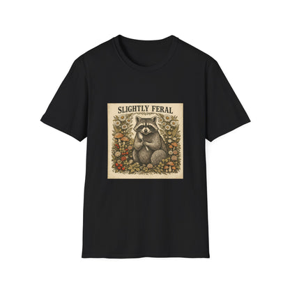 Slightly Feral Raccoon Graphic T-Shirt