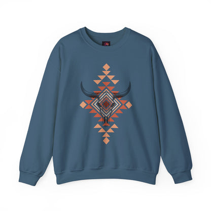Rustic Western Aztec Crewneck