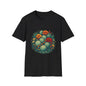 Desert Botanical Cactus Flower T-Shirt | Prickly Pear Plant Graphic Tee