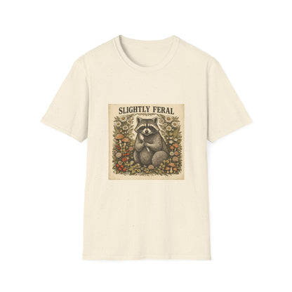 Slightly Feral Raccoon Graphic T-Shirt