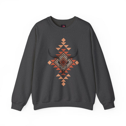 Rustic Western Aztec Crewneck