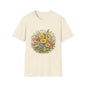 Vintage Wildflower Botanical Graphic T-Shirt