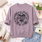 Forever Floral Heart Sweatshirt – Soft Cozy Graphic Crewneck for Everyday Wear