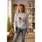 Patchwork Highland Cow Sweatshirt – Cozy Farm Animal Crewneck | Ember Heights
