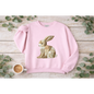Patchwork Bunny Sweatshirt | Cozy Woodland Animal Crewneck – Ember Heights