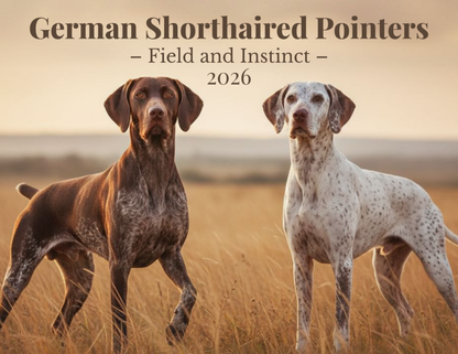 German Shorthaired Pointer 2026 Wall Calendar