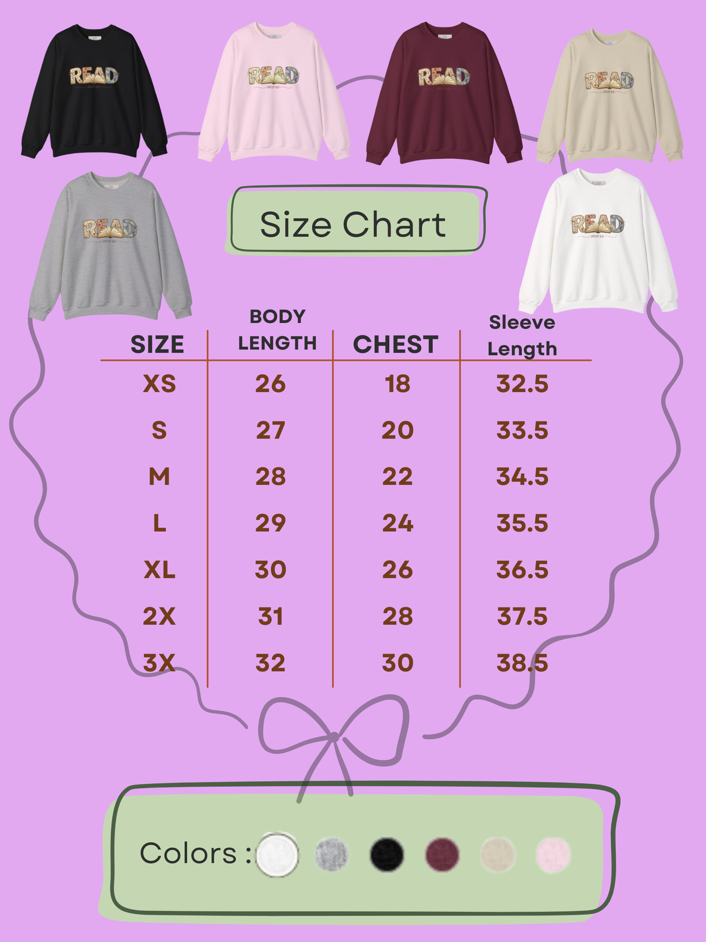 Read More Book Lover Sweatshirt – Cozy Bookish Graphic Crewneck for Readers, Bookworm Aesthetic Fall Pullover