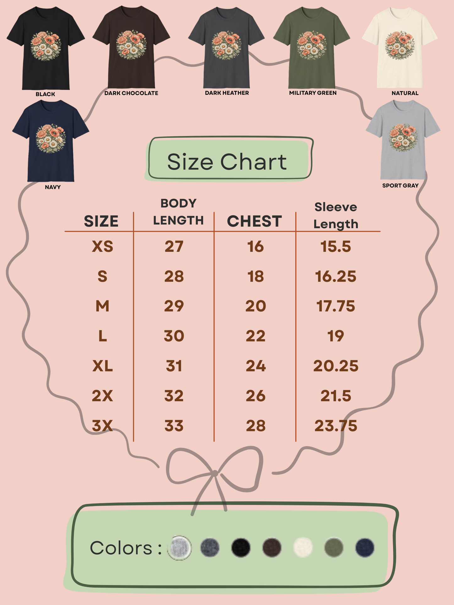 Botanical Wildflower Graphic Tee