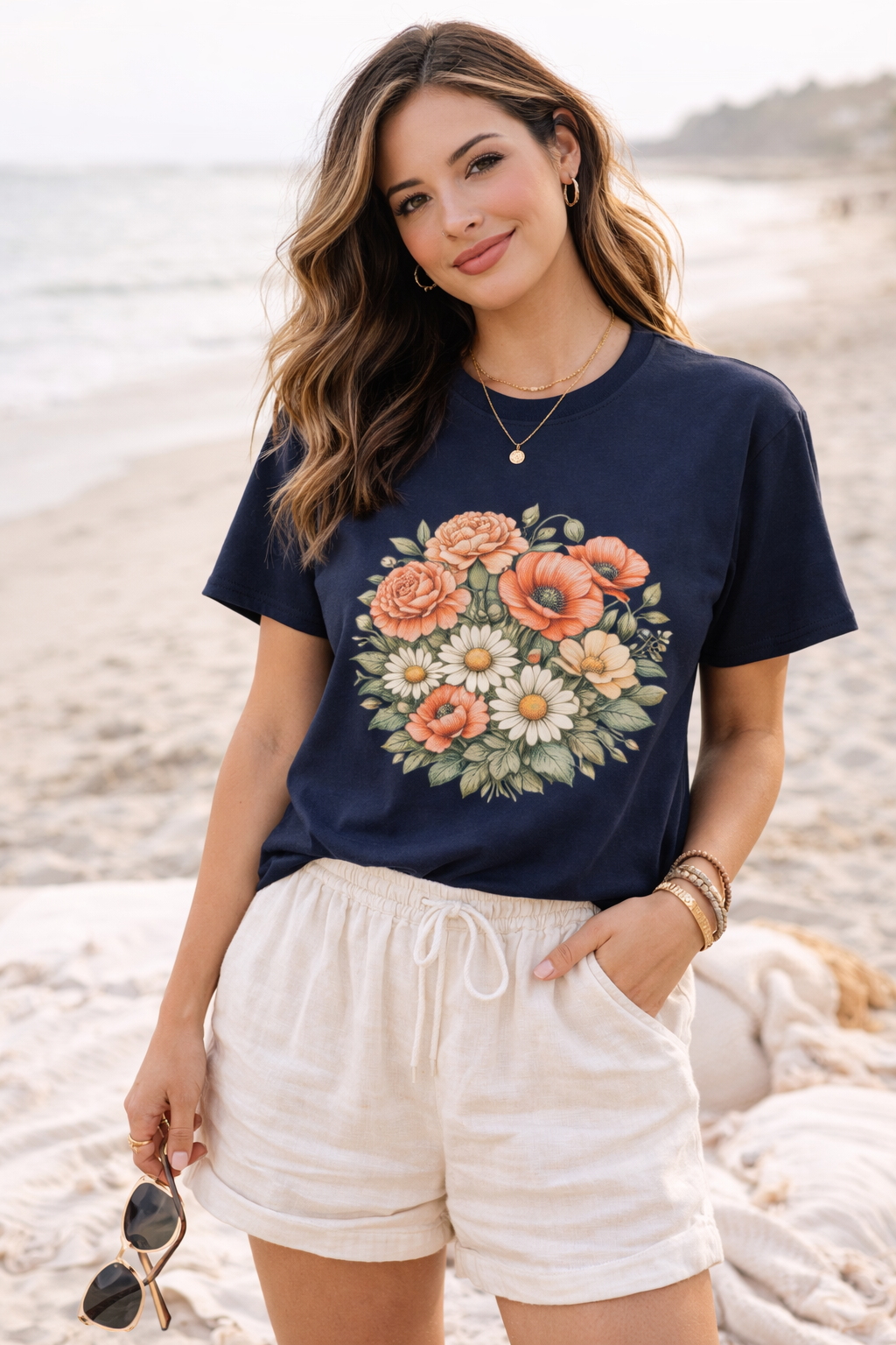Botanical Wildflower Graphic Tee