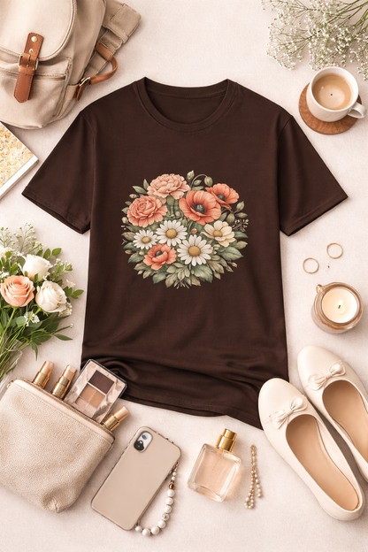 Botanical Wildflower Graphic Tee