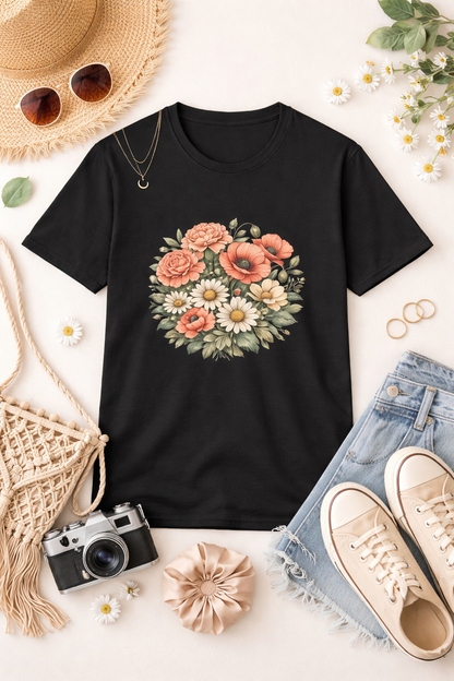 Botanical Wildflower Graphic Tee