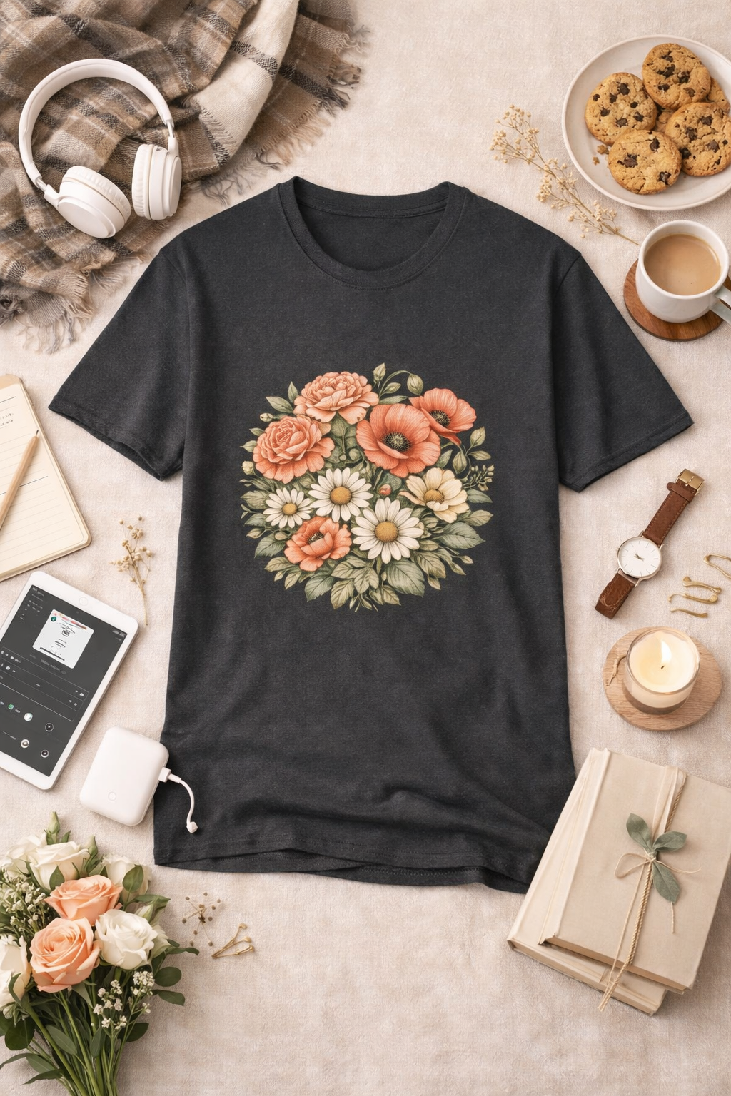 Botanical Wildflower Graphic Tee