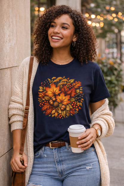 Autumn Leaves Graphic T-Shirt
