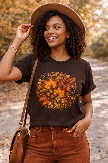 Autumn Leaves Graphic T-Shirt