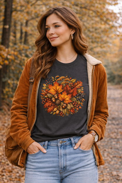 Autumn Leaves Graphic T-Shirt