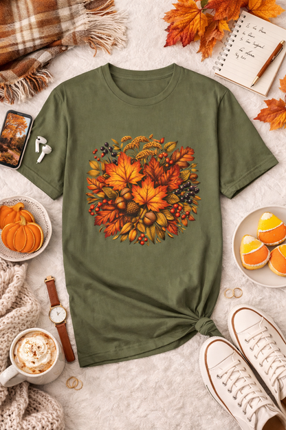 Autumn Leaves Graphic T-Shirt