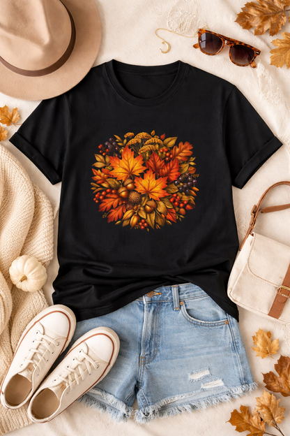 Autumn Leaves Graphic T-Shirt