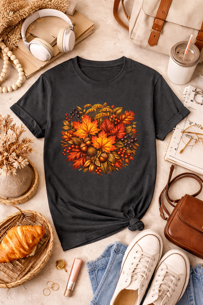 Autumn Leaves Graphic T-Shirt