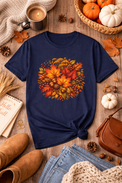 Autumn Leaves Graphic T-Shirt