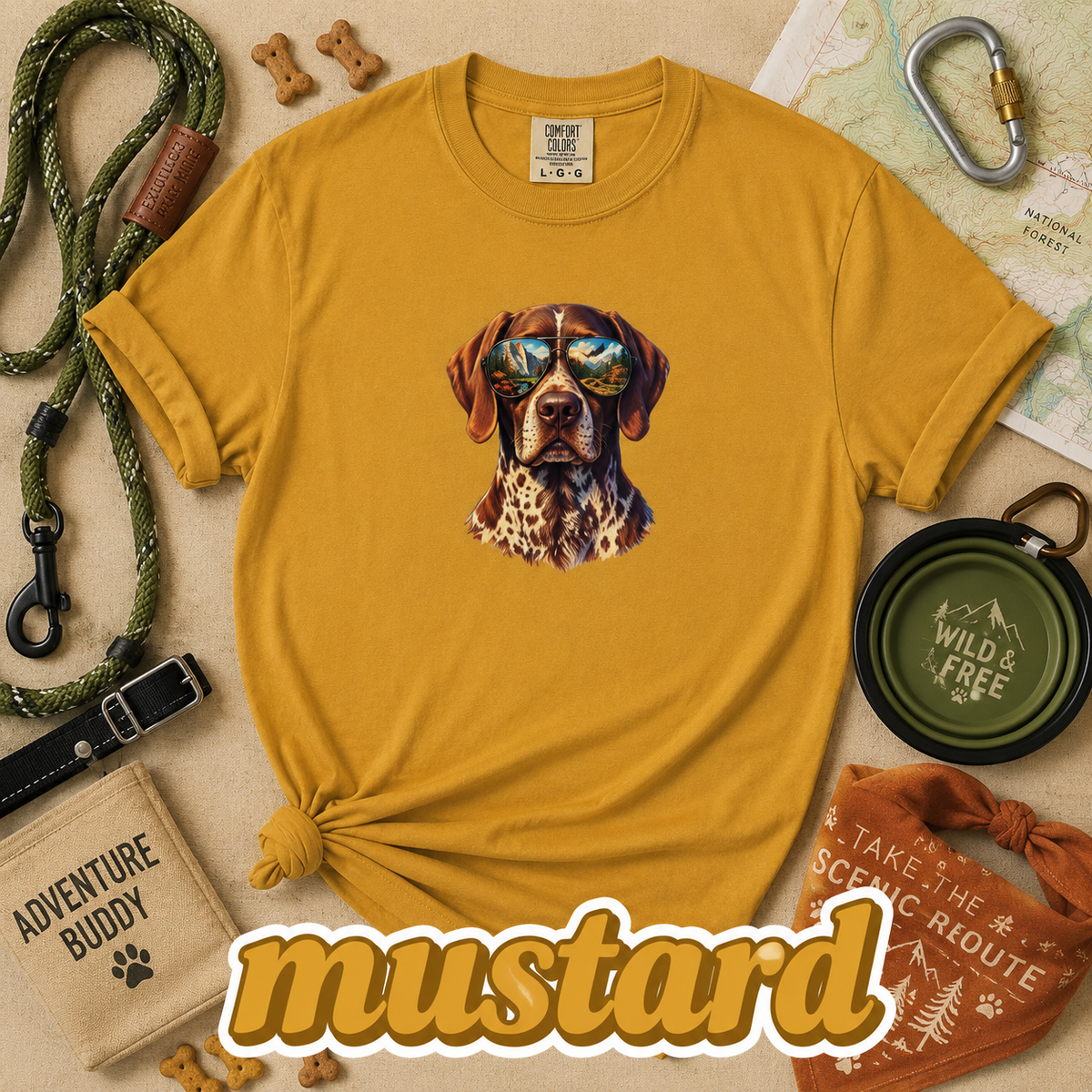 German Shorthaired Pointer T-Shirt | Outdoor Dog Lover Tee
