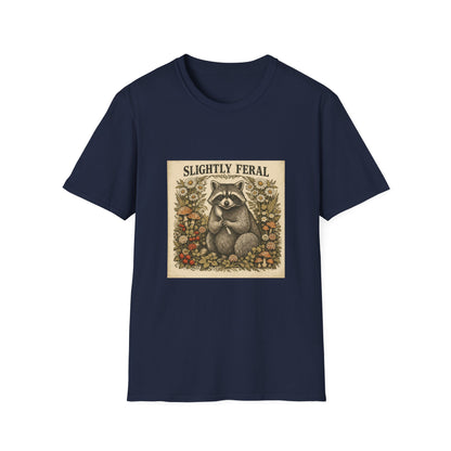 Slightly Feral Raccoon Graphic T-Shirt