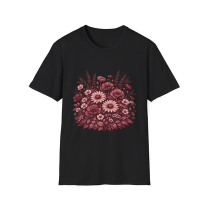 Botanical Wildflower Bouquet Graphic Tee | Vintage Floral Shirt
