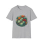 Desert Botanical Cactus Flower T-Shirt | Prickly Pear Plant Graphic Tee