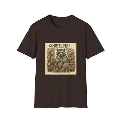 Slightly Feral Raccoon Graphic T-Shirt