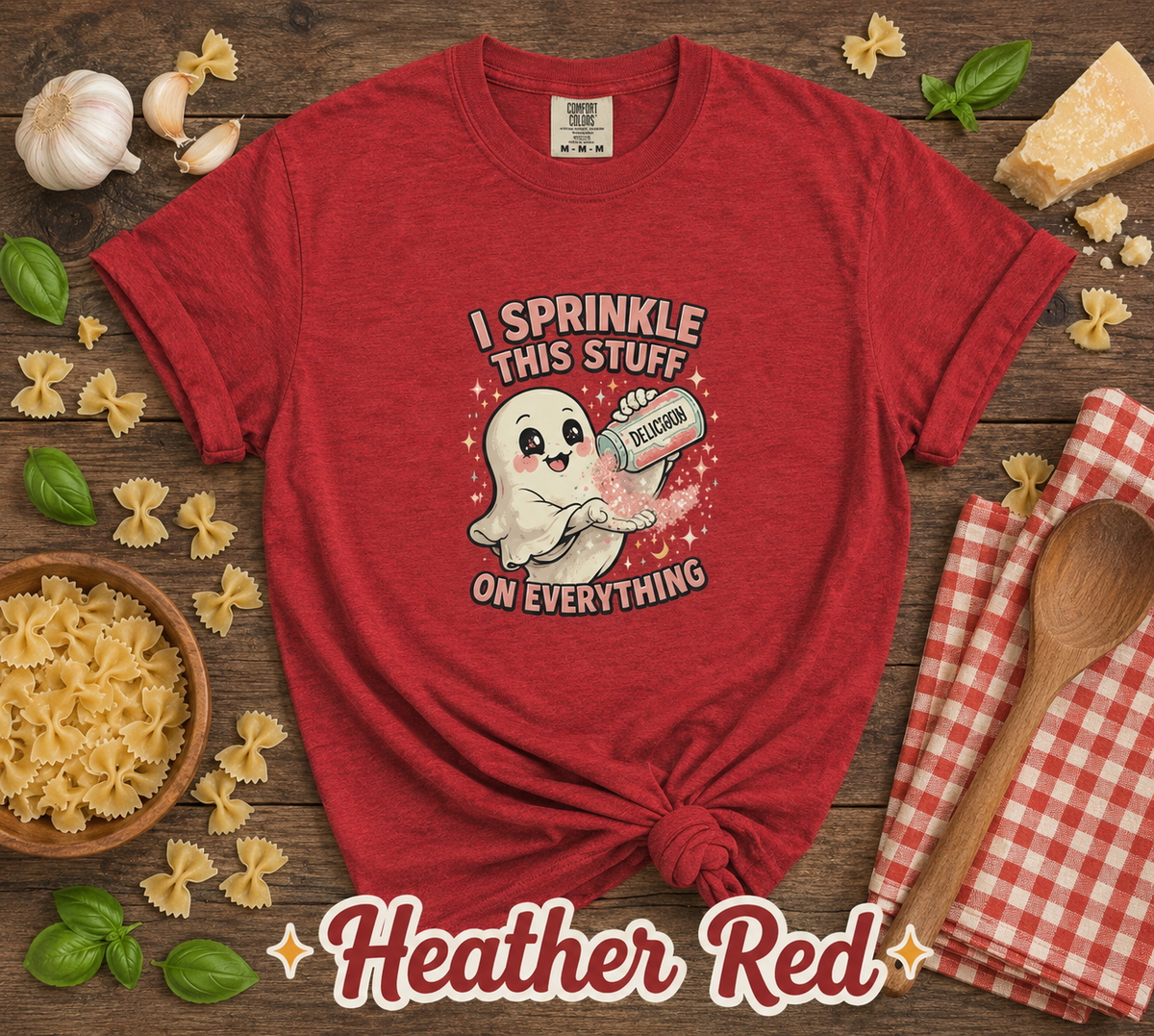 I Sprinkle Delusion on Everything Funny Ghost T-Shirt