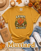 Leaf Me Alone Comfort Colors® T-Shirt | Funny Fall Maple Leaf Tee