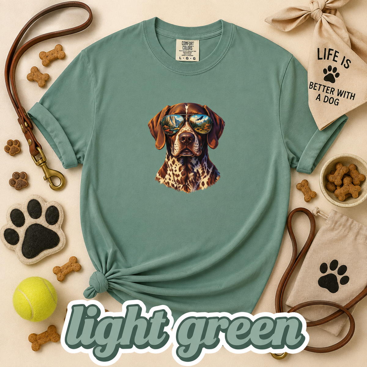 German Shorthaired Pointer T-Shirt | Outdoor Dog Lover Tee