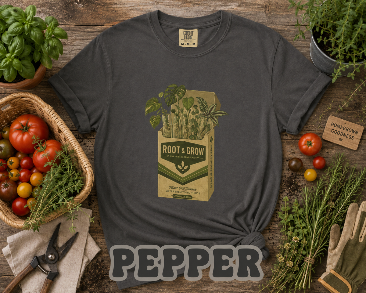 Root & Grow Plant Propagation T-Shirt | Houseplant Lover Tee