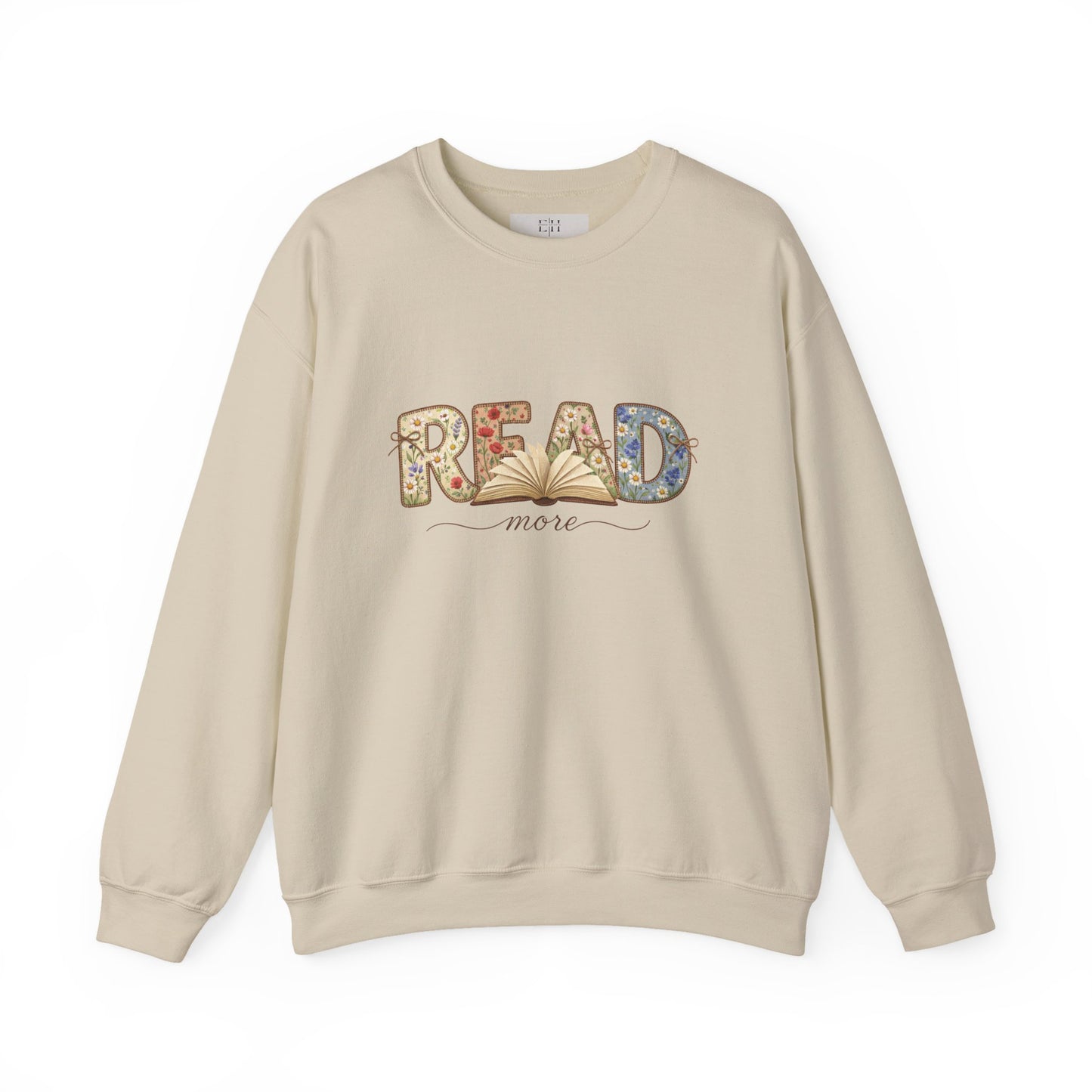 Read More Book Lover Sweatshirt – Cozy Bookish Graphic Crewneck for Readers, Bookworm Aesthetic Fall Pullover