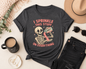 Funny Anxiety Skeleton T-Shirt | I Sprinkle This Stuff on Everything Graphic Tee