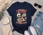 Funny Anxiety Skeleton T-Shirt | I Sprinkle This Stuff on Everything Graphic Tee