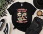 Funny Anxiety Skeleton T-Shirt | I Sprinkle This Stuff on Everything Graphic Tee