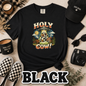 Holy Cow! Funny Cow T-Shirt | Comfort Colors® 1717 Retro Farm Graphic Tee